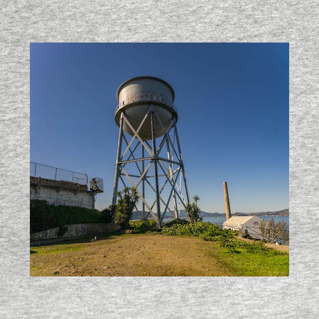 Alcatraz  Water Tower by KensLensDesigns